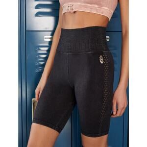 Free People FP Movement Seamless Good Karma Bike Shorts Black M/L $48